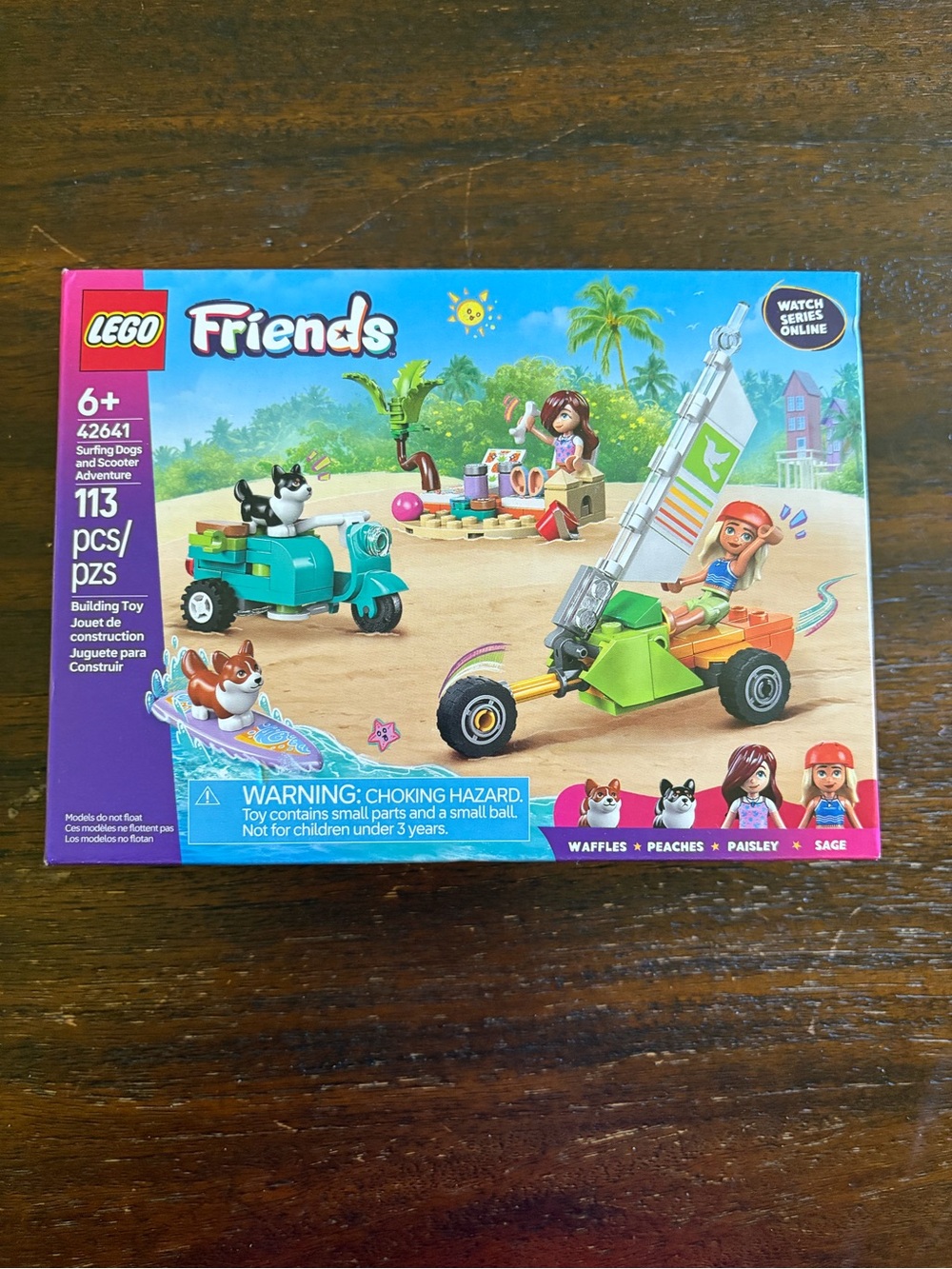LEGO Friends 42641 Surfing Dogs and Scooter Adventure 113 Pieces